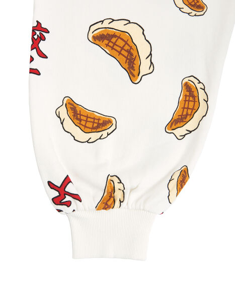 フード総柄スウェット(GYOZA SABAKAN ODEN KABOCHA)[商品