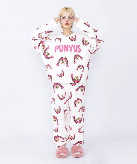 新サイズ】NAOMIチャン総柄スウェットパンツ[商品：PN19SS-002-9-15