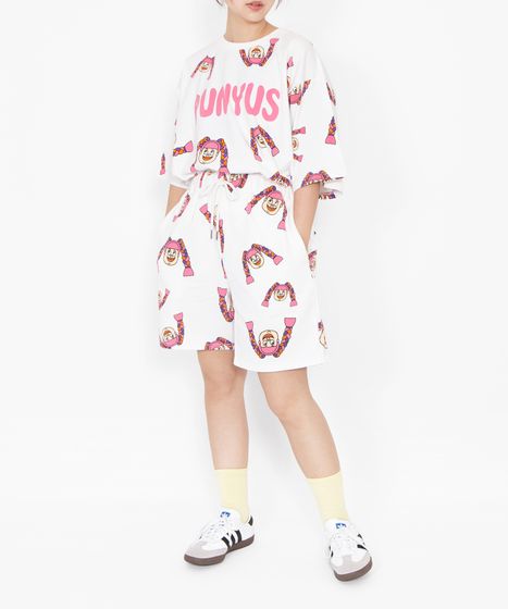 新サイズ】NAOMIチャン総柄スウェットショートパンツ[商品：PN19SS-022