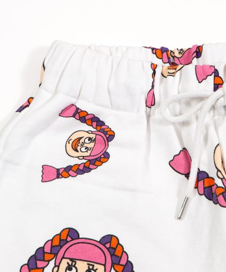 新サイズ】NAOMIチャン総柄スウェットショートパンツ[商品：PN19SS-022