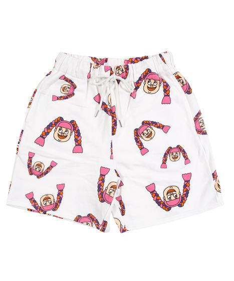 新サイズ】NAOMIチャン総柄スウェットショートパンツ[商品：PN19SS-022