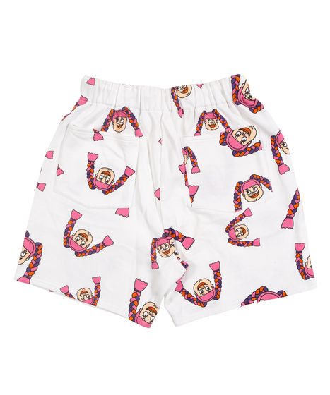 新サイズ】NAOMIチャン総柄スウェットショートパンツ[商品：PN19SS-022