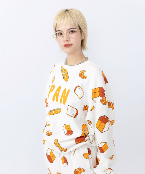 新サイズ】フード総柄スウェット[商品：PN20AW-050-1-15] - PUNYUS