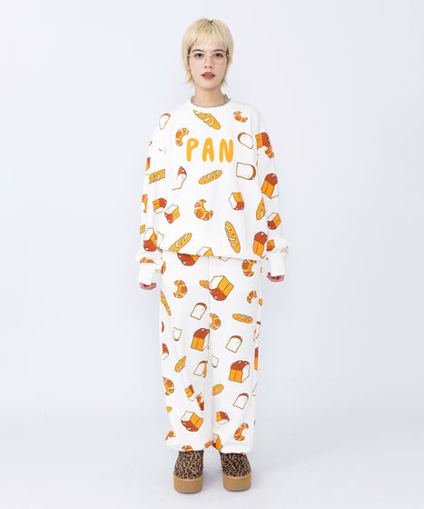 フード総柄スウェットパンツ[商品：PN20AW-050-4-15] - PUNYUS Online