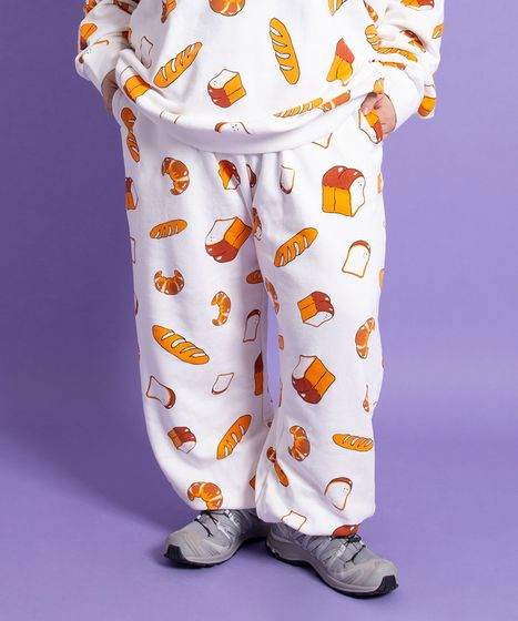 新サイズ】フード総柄スウェットパンツ[商品：PN20AW-050-4-15