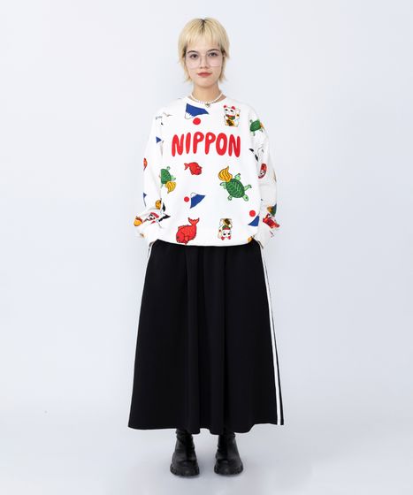 新サイズ】NIPPON総柄スウェット[商品：PN20SS-050-15] - PUNYUS