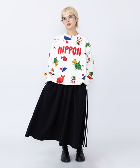 新サイズ】NIPPON総柄スウェット[商品：PN20SS-050-15] - PUNYUS