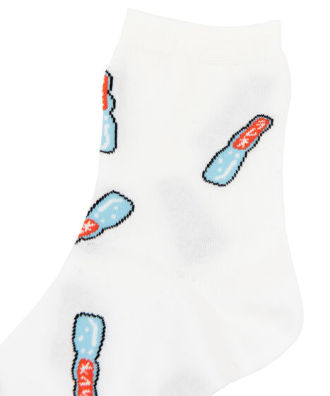 フード総柄ソックス(RAMUNE)[商品：PN21SS-027-3R] - PUNYUS