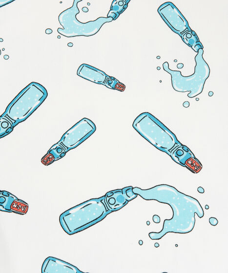 フード総柄スウェット(RAMUNE)[商品：PN21SS-032-1R] - PUNYUS