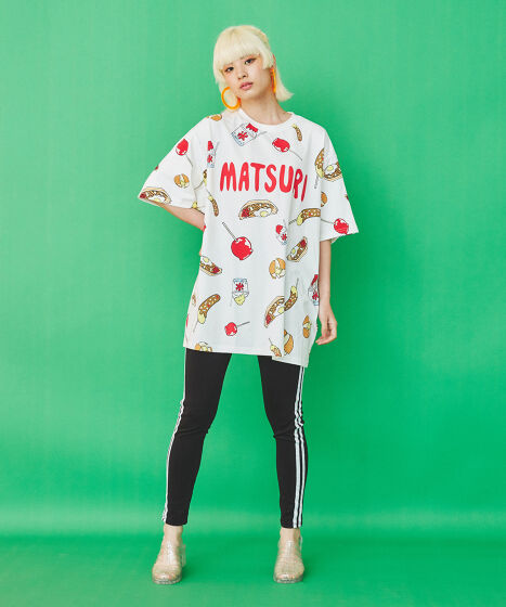 祭り総柄Tシャツ[商品：PN21SS-123] - PUNYUS Online Store