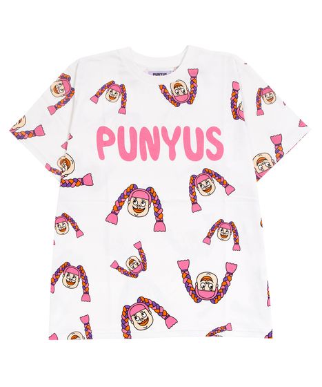 新サイズ】NAOMIチャン総柄Tシャツ[商品：PN21SS-057-15] - PUNYUS