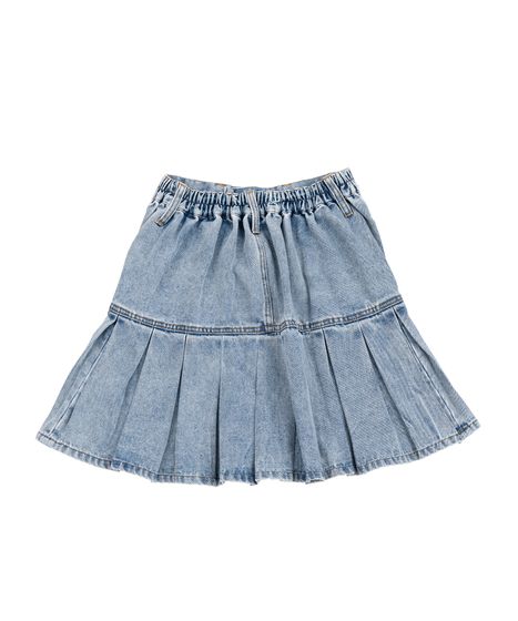 プリーツヘムデニムミニスカート[商品：PN23SS-019] - PUNYUS Online