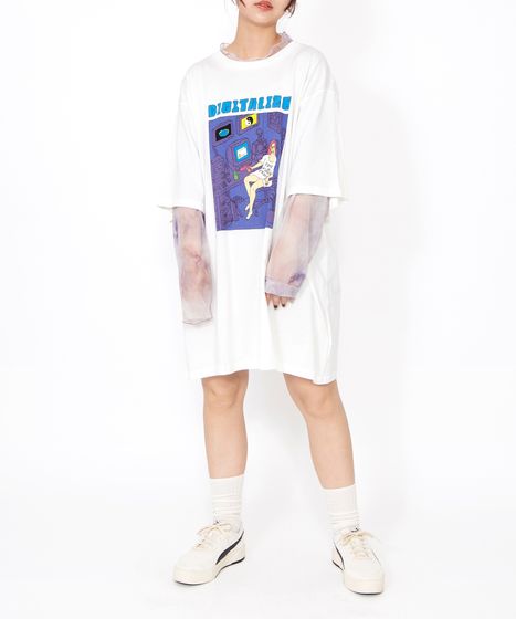 DIGITALIZEビッグTシャツ[商品：PN22SS-064] - PUNYUS Online Store