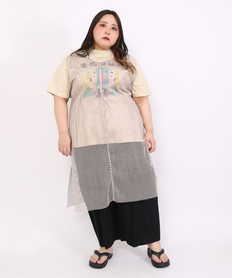 2WAYメッシュスリットワンピース[商品：PN22SS-087] - PUNYUS Online