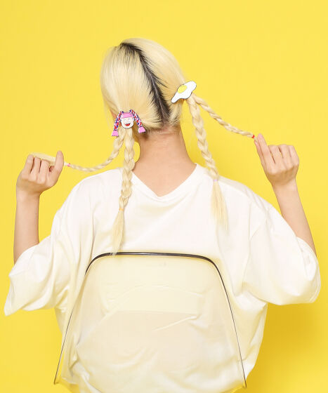 レザーヘアピン　グリーン （はる） レザーヘアピン グリーン （はる）