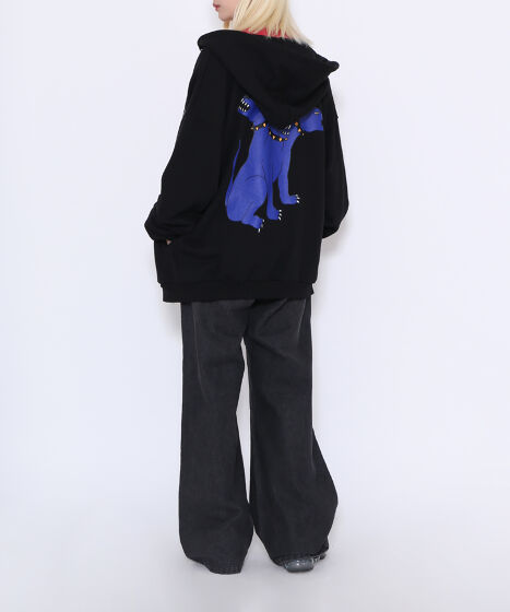 gibous leopard parker パーカー gibous leopard parker ジャンパー/ブルゾン