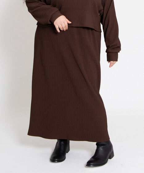 バックスリットロングスカート[商品：PN23AW-024-2] - PUNYUS Online