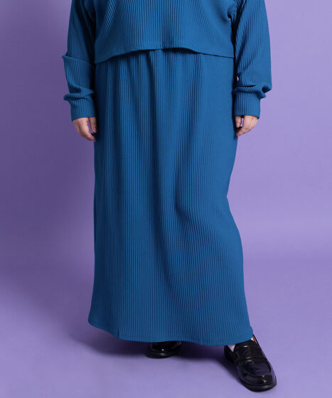 バックスリットロングスカート[商品：PN23AW-024-2] - PUNYUS