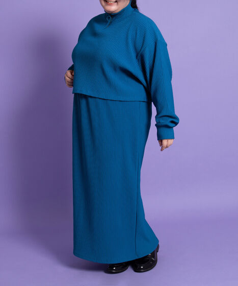 YU プリーツプリーズ ロングスカート ポケット バックスリット YU様専用 プリーツプリーズ ロングスカート ポケット バック