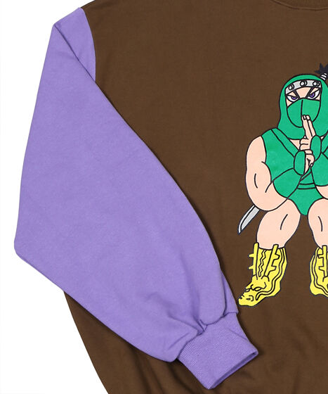 NINJAバイカラースウェット[商品：PN23AW-049K] - PUNYUS Online Store