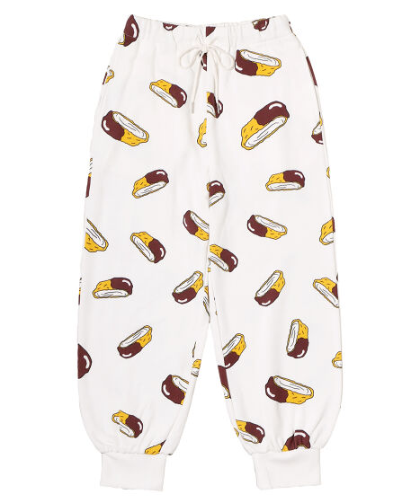 PLEATS PLEASE 人物柄　総柄 パンツ　LOVE 風船　サイズ　5 みそかつ総柄スウェットパンツ[商品：PN23AW-054] - PUNYUS Online