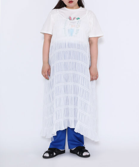 シアーティアードキャミワンピース[商品：PN23SS-086] - PUNYUS