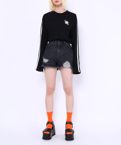 Raucohouse ダメージデニムショートパンツ ダメージデニムショートパンツ[商品：PN24T-001] - PUNYUS