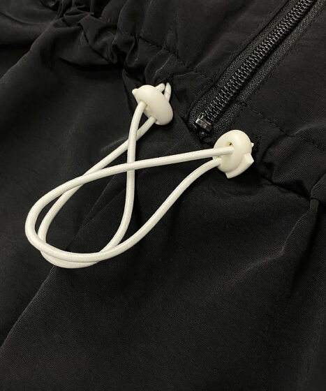 トレンド 長袖 切り替え ナイロン  ワンピース デイリー 切り替えナイロンワンピース[商品：PN24AW-007] - PUNYUS Online