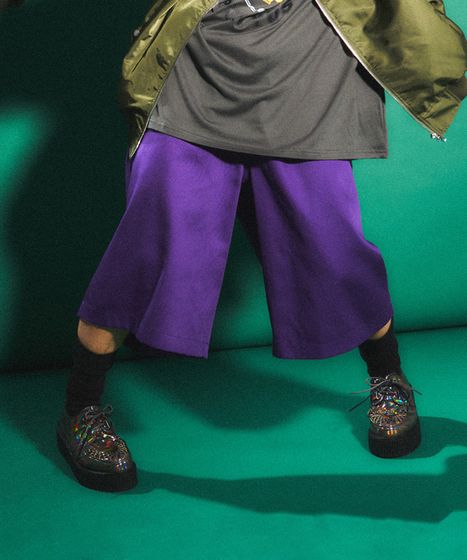 スケーターハーフパンツ[商品：PN24AW-011] - PUNYUS Online Store 