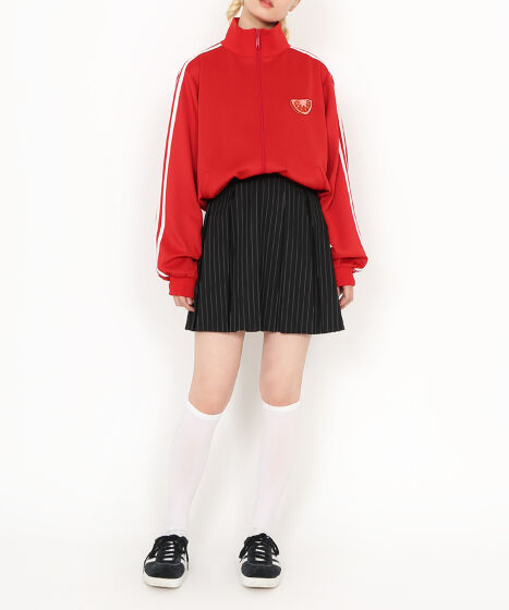 うさぎ　バスガイド制服ピンストライプベスト1点・スカート2点セット 私立はばたき学園女子制服 ジャケットセット [ときめき