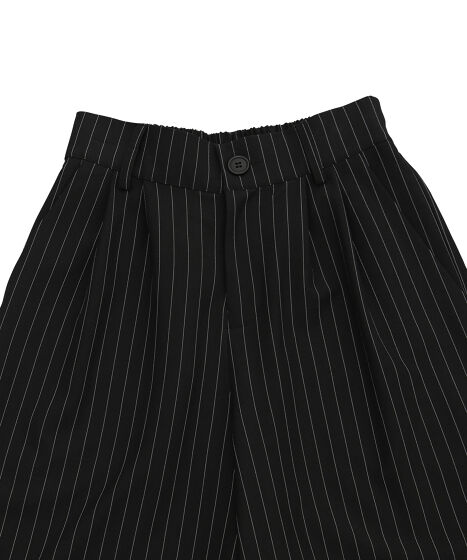 ピンストライプタックワイドパンツ[商品：PN24AW-024] - PUNYUS