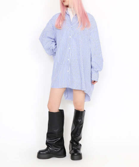 キャンディストライプシャツ[商品：PN24AW-048] - PUNYUS Online