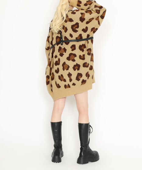 もちもちレオパードニット[商品：PN24AW-050] - PUNYUS Online Store