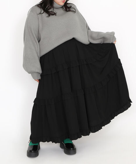 タートルネックオーバーニット[商品：PN24AW-056] - PUNYUS