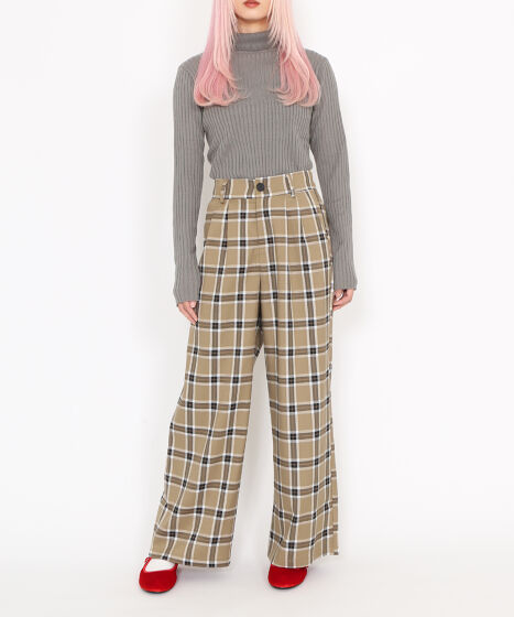 litmus タートルネック　リブトップス タートルネックリブニット[商品：PN24AW-057] - PUNYUS Online