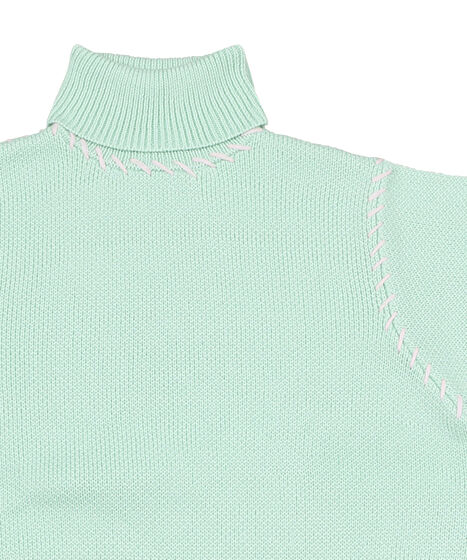 ハンドステッチタートルネックニット[商品：PN24AW-061