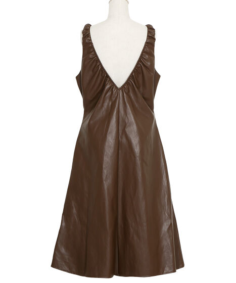 合皮2WAYワンピース[商品：PN24AW-062] - PUNYUS Online Store / 公式通販