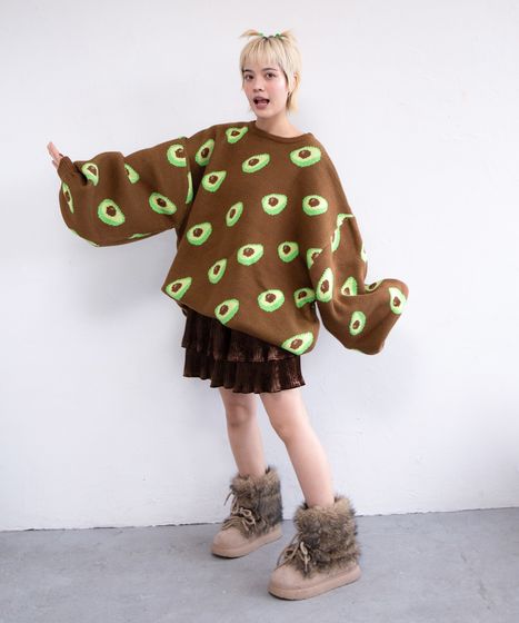 ベロアプリーツティアードミニスカート[商品：PN24AW-063] - PUNYUS