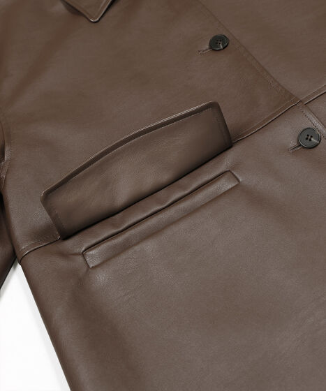 合皮カージャケット[商品：PN24AW-065] - PUNYUS Online Store