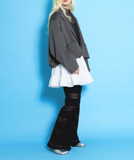 ショートテーラードジャケット[商品：PN24SS-004] - PUNYUS