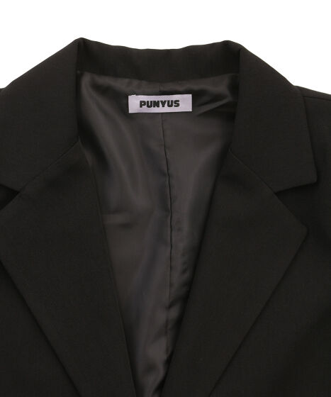 ナンバーナイン】裏地総柄ショートテーラードジャケット