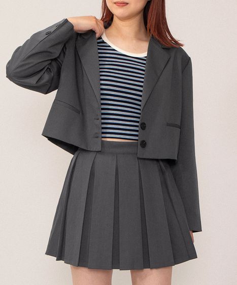 ショートテーラードジャケット[商品：PN24SS-004] - PUNYUS Online