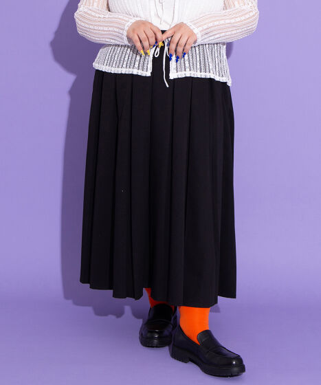 ボックスプリーツロングスカート[商品：PN24SS-005] - PUNYUS