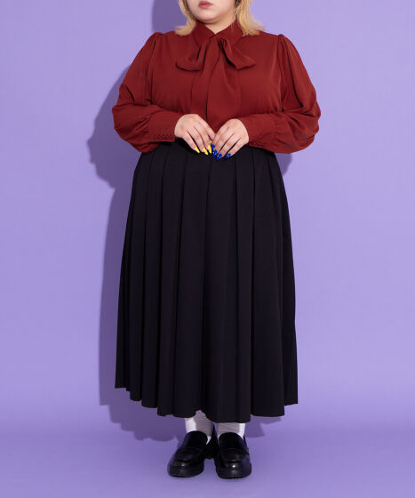 ボックスプリーツロングスカート[商品：PN24SS-005] - PUNYUS