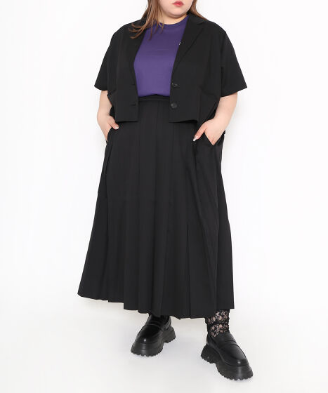 美品】京都マーブル ボックスプリーツ ロングスカート パドゥパレイユ【希少 ボックスプリーツロングスカート[商品：PN24SS-005] - PUNYUS