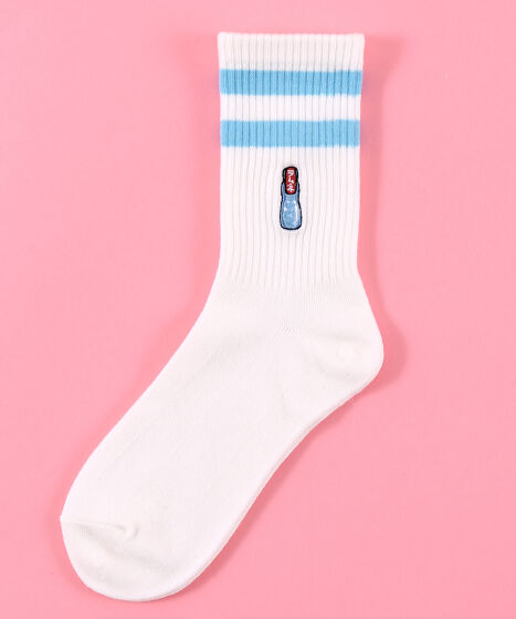 PEACEMINUSONE - PEACEMINUSONE SOCKS ソックス オレンジ ピンク PEACEMINUSONE（ソックス）のフリマアイテム一覧