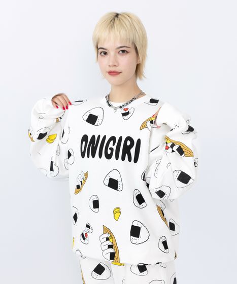 新サイズ】フード総柄スウェット[商品：PN24SS-020-1-15] - PUNYUS 