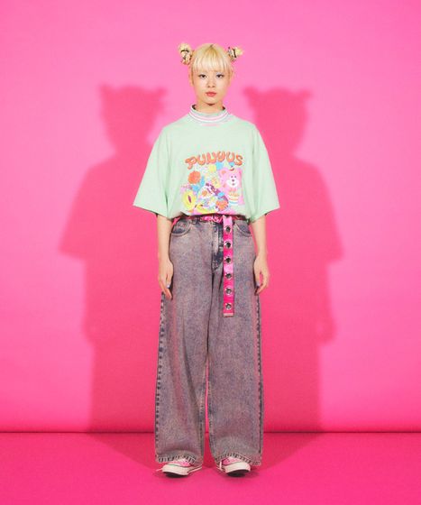オーバーダイデニムバギーパンツ[商品：PN24SS-031] - PUNYUS Online 