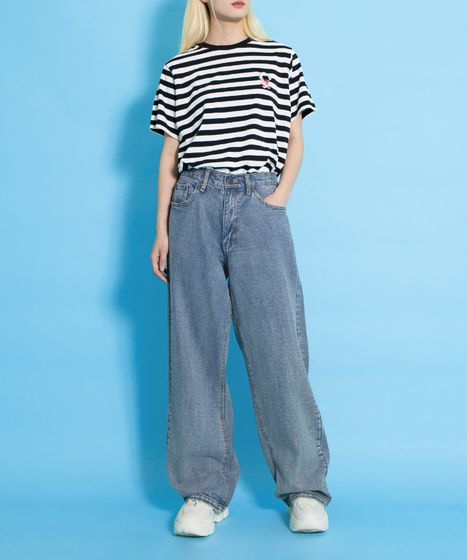 JEAN NASSAUS  90's ヴィンテージ レディース、ボーダー カットソー ワンポイントボーダーTシャツ[商品：PN24SS-032-2] - PUNYUS Online