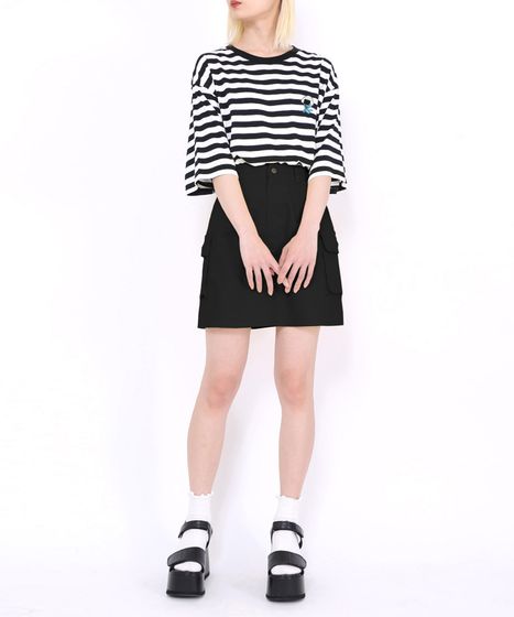 ワンポイントボーダーTシャツ[商品：PN24SS-032-2] - PUNYUS Online